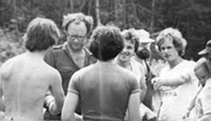 1982 - Soviets Meet Americans at a Volunteers For Peace international voluntary service project in Belmont, Vermont.